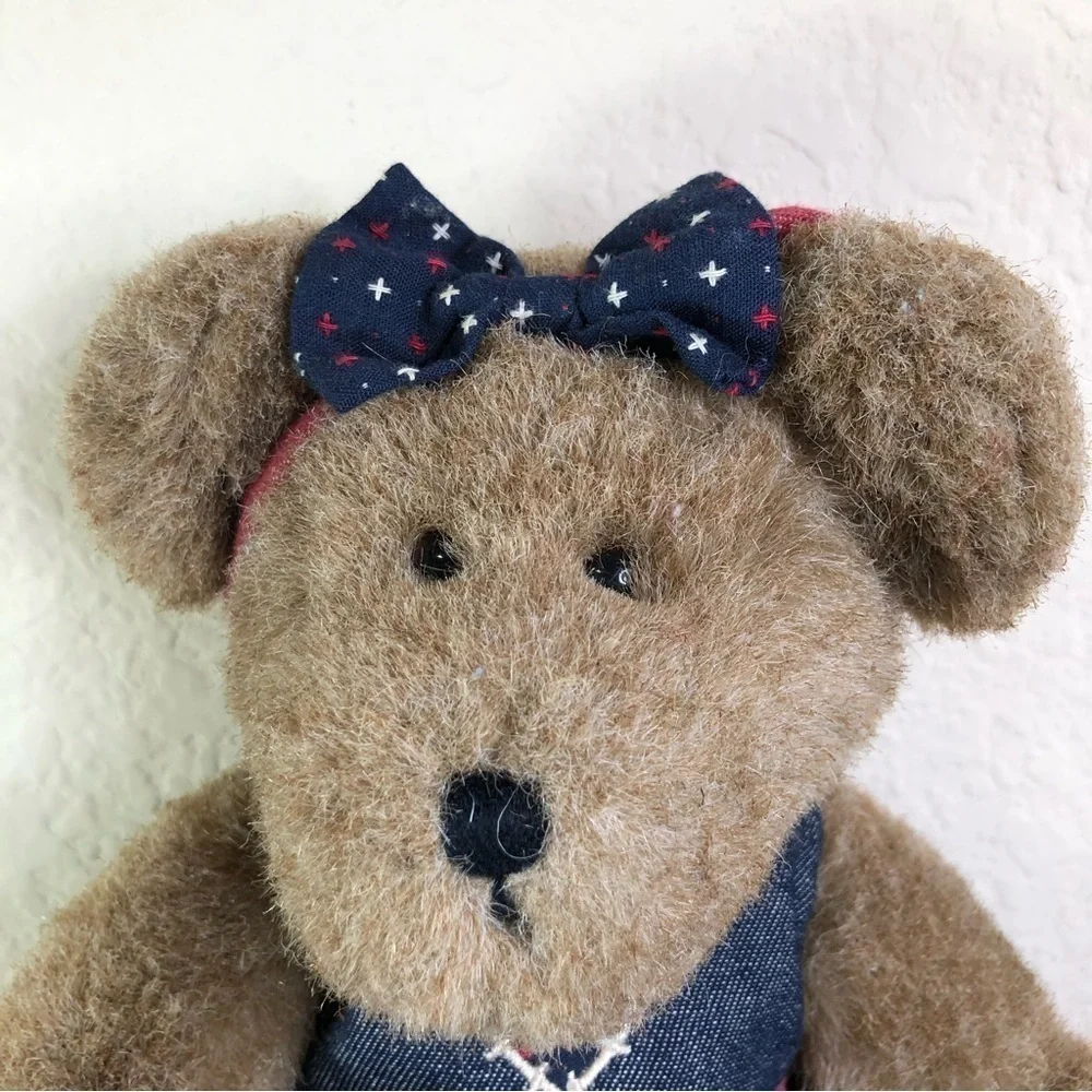 Vintage The Boyds Collection Teddy Bear Americana Dress Headband Classic